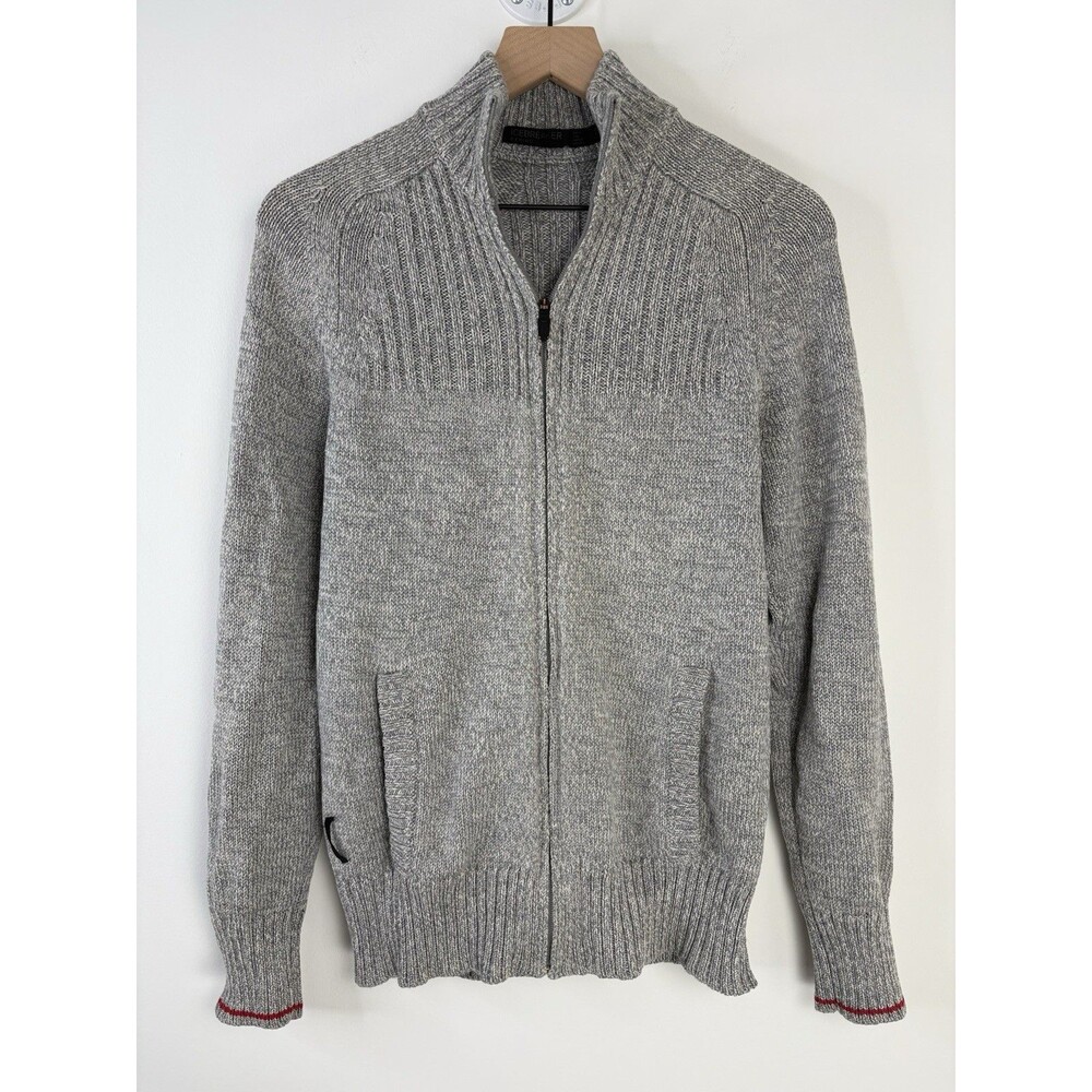 Icebreaker Merino Wool Full Zip Knit Sweater (Sz S) Men’s Spire Mock Neck